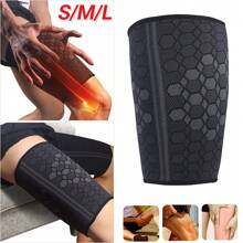 5PCS Thigh Support Compression Sleeve Leg Brace Hamstring Swelling Quadriceps Relief - Black - View 1