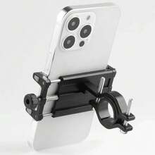 1 szt. 360° obrotowy uchwyt na telefon do roweru/motocykla/skutera, antypoślizgowy uchwyt na kierownicę do telefonu do nawigacji