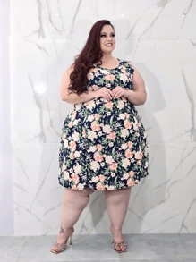 Plus Size Dresses - Multicolor - Ver 5