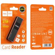 Hoco | Lector de Tarjetas de Memorias HB20 | SD CARD | TF CARD | - Negro - Ver 2