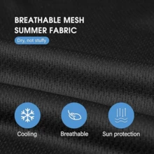 1 chiếc khăn trùm đầu bằng sợi polyester màu trơn chống gió, giữ nhiệt, bảo vệ khỏi tia UV, che toàn bộ khuôn mặt, dùng khi đi xe đạp, mùa xuân/hè/thu - màu đen - Xem 5