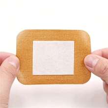 Parche adhesivo impermeable y transpirable de gran tamaño, de color piel, cómodo y flexible para el cuidado de heridas, adecuado para cortes y abrasiones menores, previene la infección de heridas. Se enviarán colores y estilos al azar para el botiquín de emergencia.