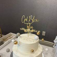 Customized Birthday Cake Decoration Banner, Birthday Cake Decorations, Customized Acrylic, Suitable For Any Occasion, Birthday Celebration, Family And Friend Gatherings, Personalized - Multicolor - View 11