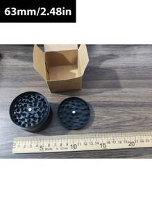 BROS 1 件装高级黑色研磨器 - 多尺寸金属研磨工具 - 耐用家用配件 - 小巧设计 - 情人节和新年礼品套装 - 彩色 - 查看 10