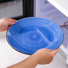 6 Piece Porcelain Dinner Plate, Porcelain Tableware Set, Plates In Various Colors, Bright Color, Hand Painted - Suitable For Microwave And Oven - Suitable For Microwave And Oven - Nhiều màu - Xem 7