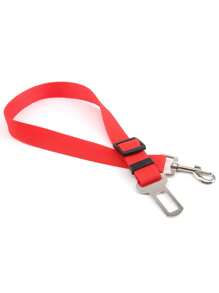 1 pieza Correa de seguridad ajustable para perros en el coche - Accesorios para salidas con perros