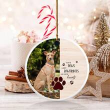 1 Picture Customized Pendant, Suitable For Pets And Babies, Personalized Holiday Pendants, Tree Pendants, Supplies, Acrylic Crafts Decorations, Suitable For Parties, Cute Party Pendants, The Best Gift For Friends And Family - 彩色 - 查看 7