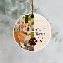 1 Picture Customized Pendant, Suitable For Pets And Babies, Personalized Holiday Pendants, Tree Pendants, Supplies, Acrylic Crafts Decorations, Suitable For Parties, Cute Party Pendants, The Best Gift For Friends And Family - 彩色 - 查看 5