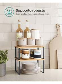SONGMICS Spice Racks - Black - View 3