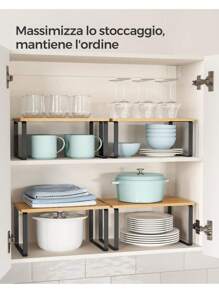 SONGMICS Spice Racks - Black - View 2