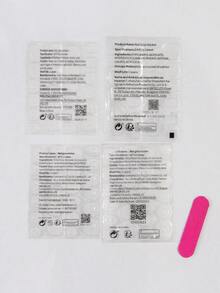 Tăng thêm vẻ thanh lịch của bạn. Bộ 24 miếng dán móng tay hình vỏ sò ba chiều hình quả hạnh nhân dài màu vàng có đính kim cương thích hợp cho các cô gái đi làm hàng ngày. - Nhiều màu - Xem 7