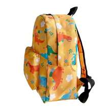 Customized Personalized Cute Dinosaur Cartoon Travel Backpack, Simple & Fashionable - Royal Blue - View 9