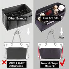 Felt Insert Bag Organizer Makeup Handbag Organizer Travel Inner Cosmetic Original Organize Bags Make Up Bag Christmas Gifts Gift Thanksgiving Winter Gifts For Women