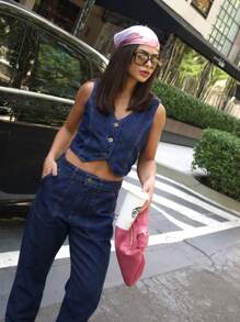 Women's Mom Jeans High Waist Premium Straight Pocket Luxury Comfortable New Loose - 查看 9