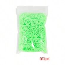 500 piezas/1000 piezas/1500 piezas - 40 gomas elásticas de colores surtidos para hacer pulseras DIY y otros accesorios únicos! Gran regalo para Halloween, Acción de Gracias, Navidad, Pascua - lazo para el cabello - Ver 16