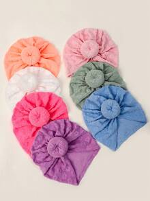 1 chiếc mũ trùm đầu thêu hình bánh donut bán chạy xuyên biên giới dành cho bé - Nhiều màu - Xem 6