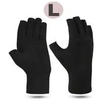 1 Par de Luvas de Conforto com Compressão - Acessórios de Exercício e Condicionamento Físico para Melhorar a Circulação e o Desempenho de Digitação - Luvas Leves, Respiráveis e Antiderrapantes para Trabalho Diário e Atividades