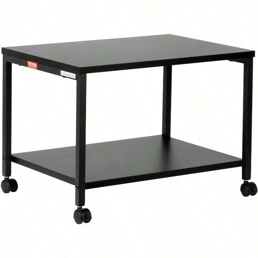 VEVOR Printer Stand Under Desk 2 Tier Printer Stand Printer Cart With