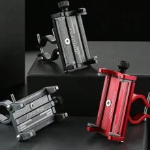 1 szt. 360° obrotowy uchwyt na telefon do roweru/motocykla/skutera, antypoślizgowy uchwyt na kierownicę do telefonu do nawigacji