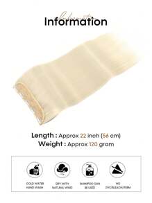 Clip In Long Straight Synthetic Hair Extension