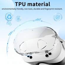 AOLION Meta Quest 3S Headset TPU Transparent Crystal Protective Case, Accessories For Quest 3S - Multicolor - View 2