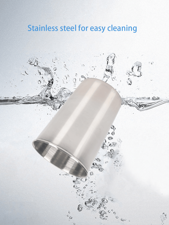 1pc Stainless Steel Beer Glass, Camping Travel Portable Water Glass, Rolled Edge Liquor Glass Drinking Glass, Outdoor Portable Beer Glass,Stainless Steel Pint Cup, Healthy And Not Easily Damaged, Stackable, Shatterproof Cup, Flat Bottomed Cup, Not Easily Damaged Metal Drinking Cup Suitable For Bars, Homes, Restaurants