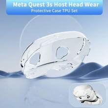 AOLION Meta Quest 3s VR 耳机 TPU 透明水晶保护壳，Quest 3s 配件