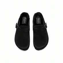Skechers Sandalias de casa de mujer de la Serie WINTER de MODERN COMFORT, de moda casual, de unicolor, suaves y cómodas - Negro - Ver 4