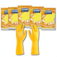5 Multipurpose Lined Dish Cleaning Gloves Size Xg Mucambo S280 - 彩色 - 查看 1