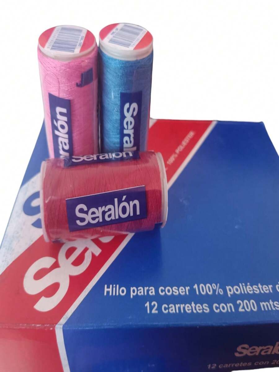 Hilo Seralon caja con 12 carretes - Multicolor - Ver 1
