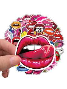 50 CÁI Nhãn dán Graffiti cá nhân hóa sổ tay sáng tạo không thấm nước - Nhiều màu - Xem 6