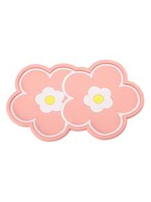 1pc Anti-Slip Silicone Pad, Vehicle Dashboard Holder, Phone Stand, Flower Decor - one-size - View 10