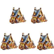 5 Mặt dây chuyền hình ông già Noel bằng Acrylic phẳng 2D - Thích hợp để trang trí cây thông Noel, đồ trang trí treo trên ô tô, ba lô, móc khóa, quà tặng Giáng sinh tuyệt vời cho bạn bè - Nhiều màu - Xem 10