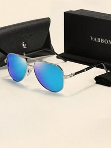 1 件 VABBON 优雅礼盒装偏光金属时尚男士眼镜，适合日常佩戴和驾驶 - 彩色 - 查看 12