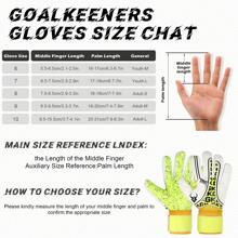GKHMNEW Gants de gardien de but de football professionnel pour jeunes adultes Gants de football haute performance Adhérence supérieure Confortable Durable pour l'entraînement et les matchs