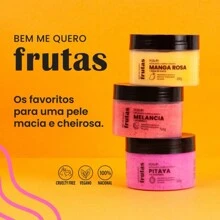 Exfoliating Soap Cream Body Moisturizer Bath PORAN Fruit Watermelon Liquid Body And Face Similar To Labotrat - 去角質套裝 3 - 查看 2
