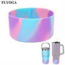 Silikon Schutzhülle für 12-40oz Standard- und Weithalsflaschen, inklusive rutschfester Bodenabdeckung für Edelstahl-Wasserflaschen