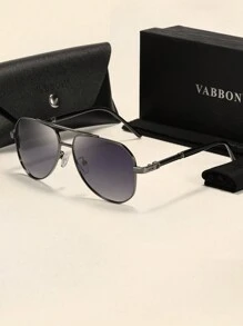 1 件 VABBON 优雅礼盒装偏光金属时尚男士眼镜，适合日常佩戴和驾驶 - 彩色 - 查看 14