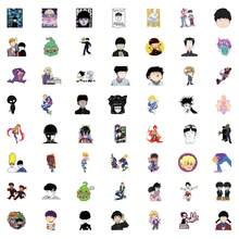 110 miếng dán Graffiti Mob Psycho 100, Graffiti hoạt hình dễ thương, Phần thưởng cho tiệc - Miếng dán sổ lưu niệm thẩm mỹ cho bình nước, máy tính xách tay, hành lý, Lựa chọn hoàn hảo để trang trí ngày lễ - Nhiều màu - Xem 4