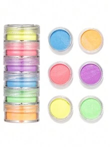 6 Colors/Set Pearlescent Powder Pigment Mica Mineral Powder For DIY Epoxy Resin Molds Dye Making Jewelry Making Resin Coloring
