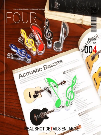 1 kẹp bản nhạc, kẹp bản nhạc chuyên dụng cho đàn piano thép, kẹp nốt nhạc, kẹp tập tài liệu, kẹp bản nhạc luyện tập đa năng cho nhiều loại nhạc cụ.