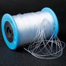 1Roll Clear Invisible Monofilament Nylon Wire - Large Packaging, Strong, Durable, And Versatile String For Hanging Decorations, Balloon Garland, Jewelry Making, Beading, And Crafts - 0.2-1.0mm Di