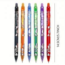 36支彩色可擦笔 按压中性笔套装6色笔芯 可洗手柄 办公用品 文具 - 套裝 - 查看 4