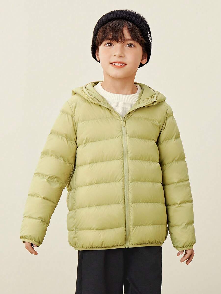 mini bala Windproof Warm Down Jacket For Boys, Girls, And Families Lightweight Baby Collection - Khaki - View 1