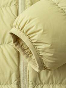 mini bala Windproof Warm Down Jacket For Boys, Girls, And Families Lightweight Baby Collection - Khaki - View 7