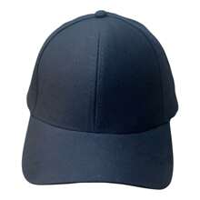 Basic Plain Cap Curved Brim Unisex Fit Men Women - màu đen - Xem 1