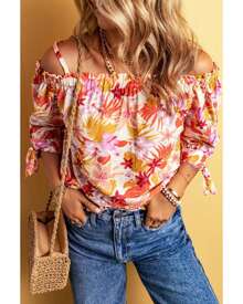 Azura Exchange Women's Floral Off The Shoulder Top - Multicolor - View 8