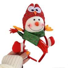 Faixas de cabelo de Natal Papai Noel Boneco de neve Faixa de cabeça Lembrancinhas de festa