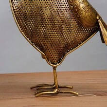 Bbh Homes Llc BBH Homes Antique Gold Owl Tea Light Candle Holder Large 13x7 Small 10x5 -Friendly - Gold - View 7