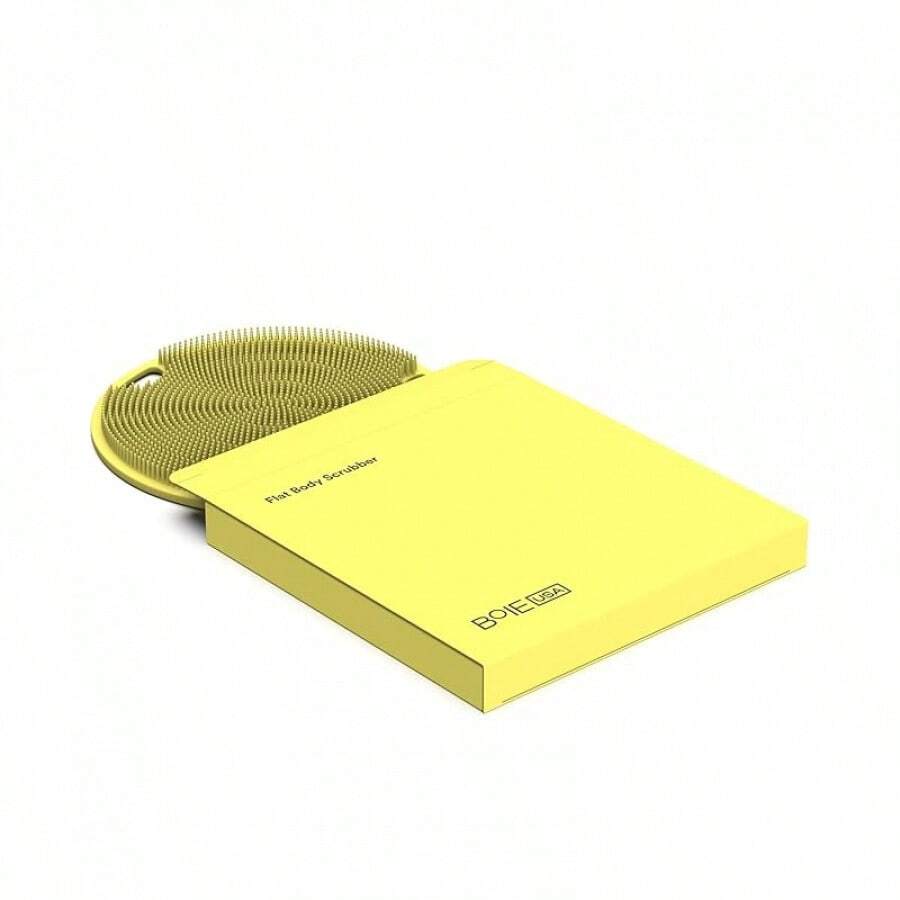 Flat Body Scrubber Soft SiliconeLike Exfoliating Shower Scrubber